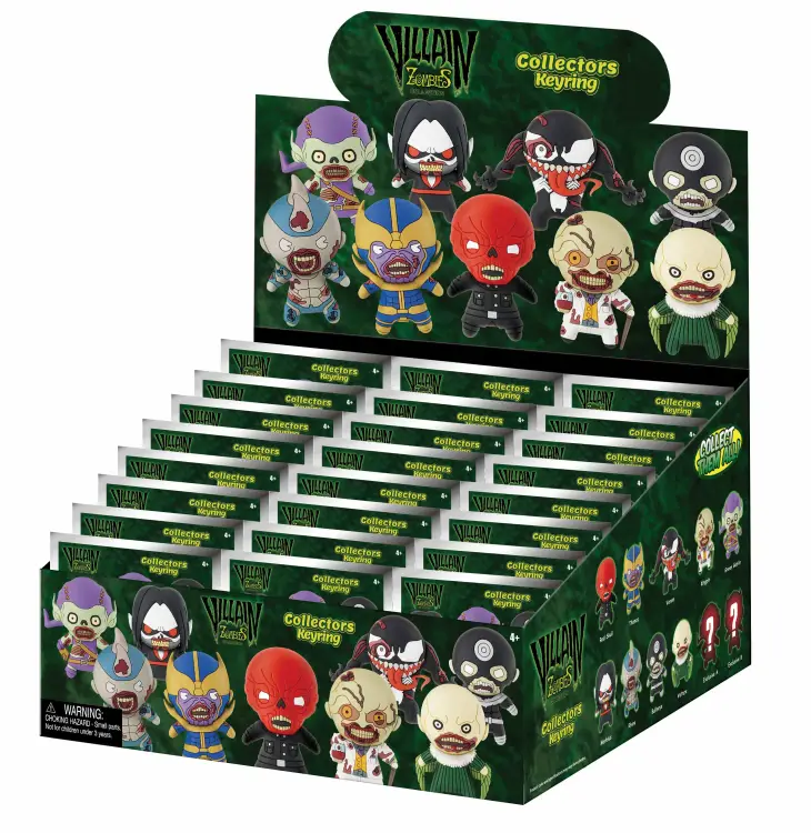 Monogram - MARVEL ZOMBIES - Series 1 - 3D Foam Bag Clip (Display 24 Pcs)
