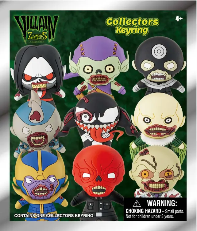 Monogram - MARVEL ZOMBIES - Series 1 - 3D Foam Bag Clip (Display 24 Pcs)