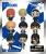 Monogram - BLUE LOCK - Series 2 - 3D Foam Bag Clip (Display 24 Pcs)