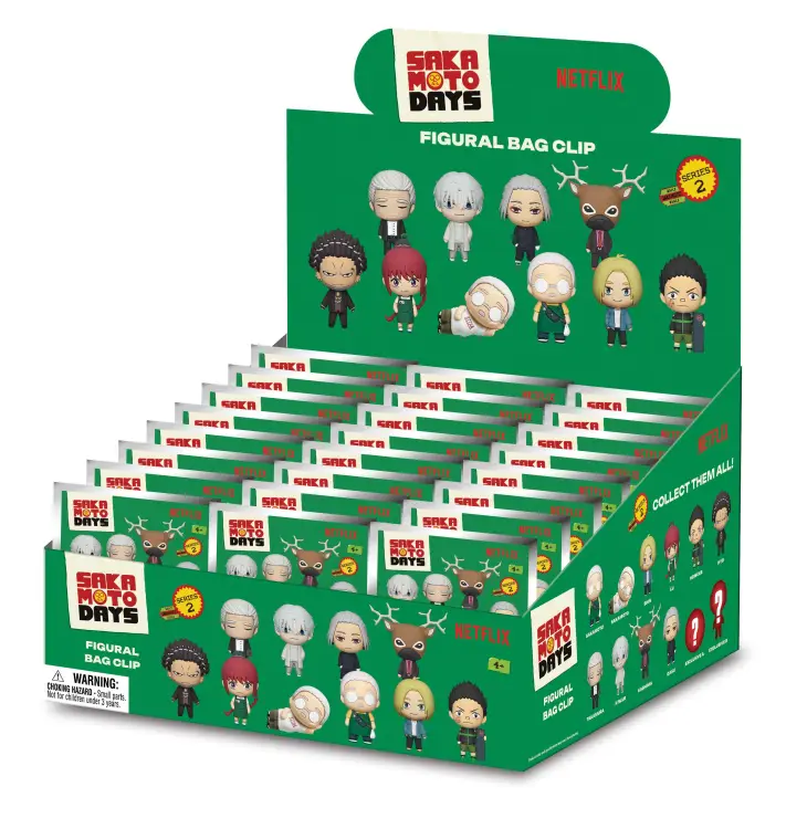 Monogram - SAKAMOTO DAYS - Series 2 - 3D Foam Bag Clip (Display 24 Pcs)