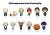 Monogram - SAKAMOTO DAYS - Series 2 - 3D Foam Bag Clip (Display 24 Pcs)