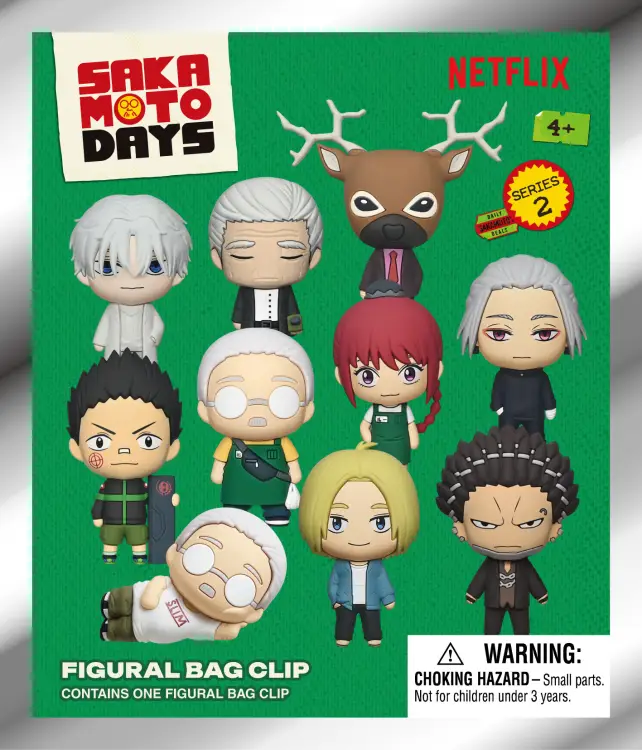 Monogram - SAKAMOTO DAYS - Series 2 - 3D Foam Bag Clip (Display 24 Pcs)