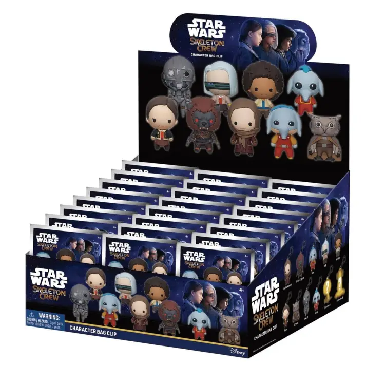 Monogram - STAR WARS - Skeleton Crew - 3D Foam Bag Clip (Display 24 Pcs)