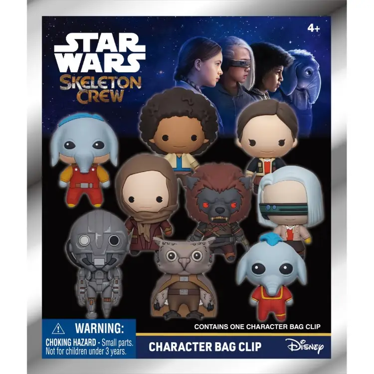 Monogram - STAR WARS - Skeleton Crew - 3D Foam Bag Clip (Display 24 Pcs)
