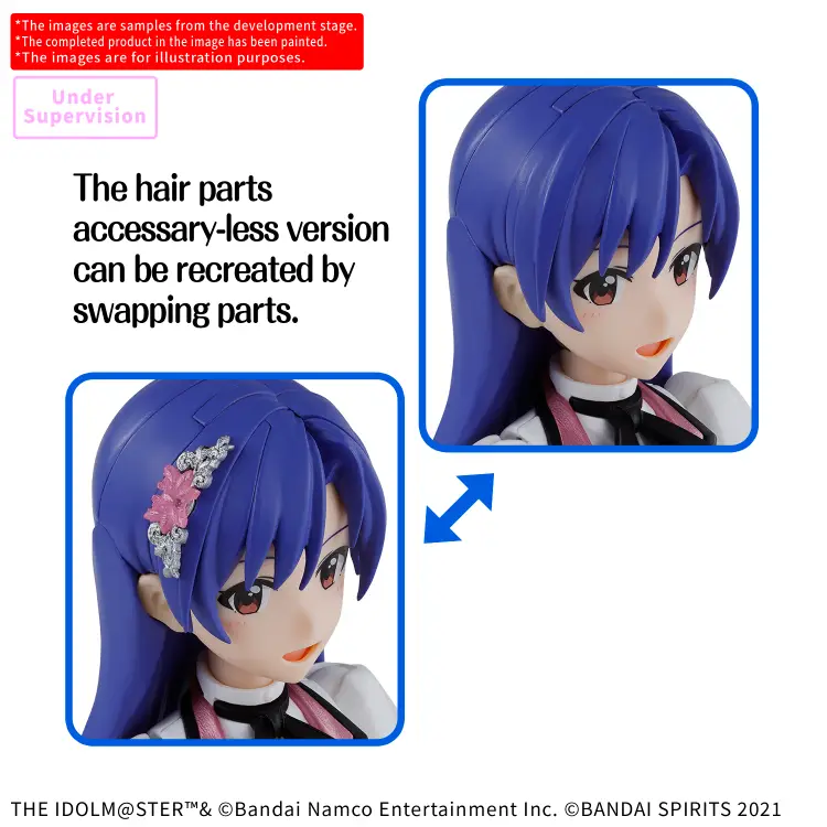 Bandai Model Kit - IDOL MASTER - 30MS Chihaya Kisaragi (20th Anniv. YOU AND I) -Model Kit