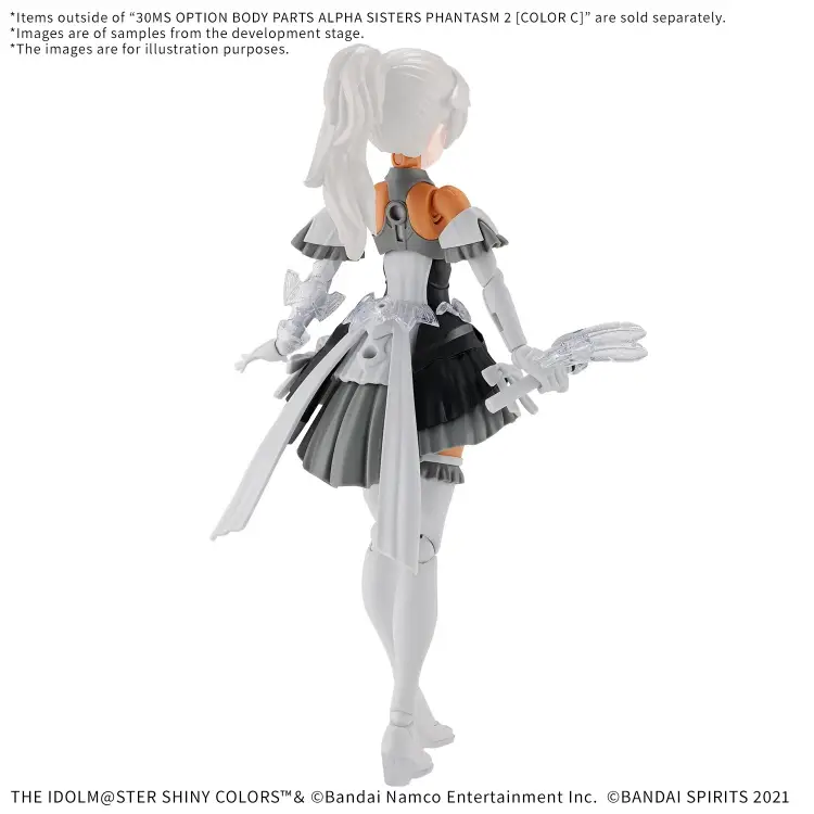 Bandai Model Kit - IDOL MASTER -30MS Option body parts alpha sister phantasm 2 -Model Kit