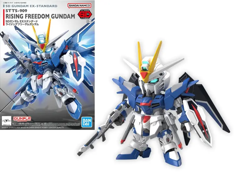 Bandai Model Kit - GUNDAM - SD Gundam Ex-Standard Rising Freedom Gundam - Model Kit