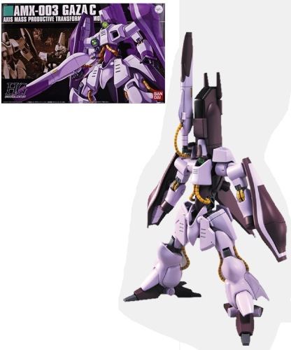 Bandai Model Kit - GUNDAM - 1/144 HGUC GAZA C ( Haman Karn's Mobile Suit ) - Model Kit