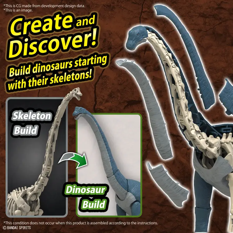 Bandai Model Kit - PLANNOSAURUS - Brachiosaurus - Model Kit