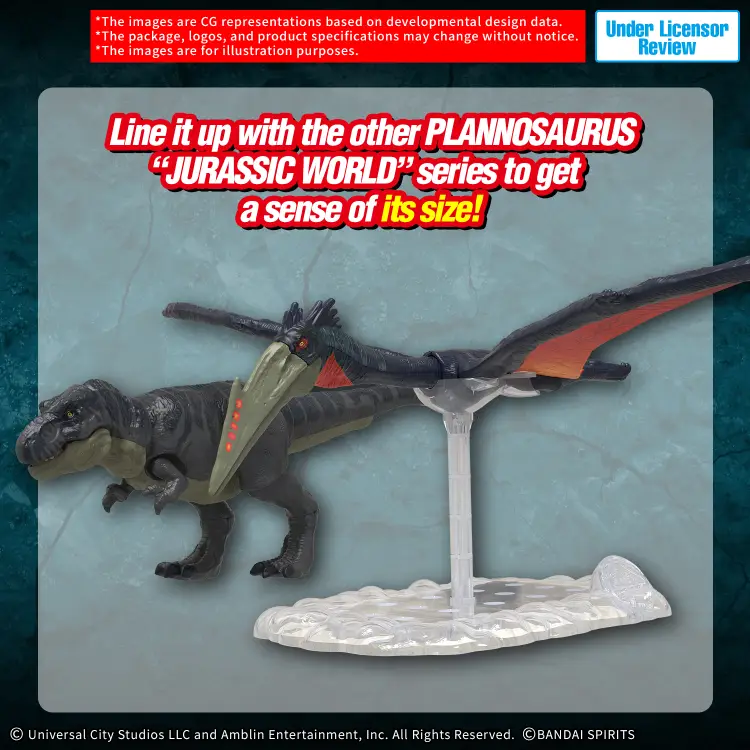 Bandai Model Kit - PLANNOSAURUS JURASSIC WORLD - Quetzalcoatlus - Model Kit