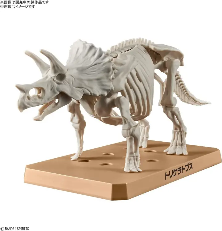 Bandai Model Kit - DINOSAUR - New Dinosaur Plastic Triceratops (Tentative) - Model Kit