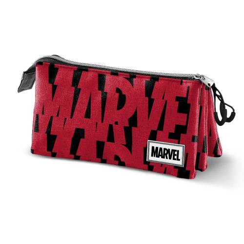 Karactermania - MARVEL - Pencil Case 3 comp - '23x11x10' - Recycled Material