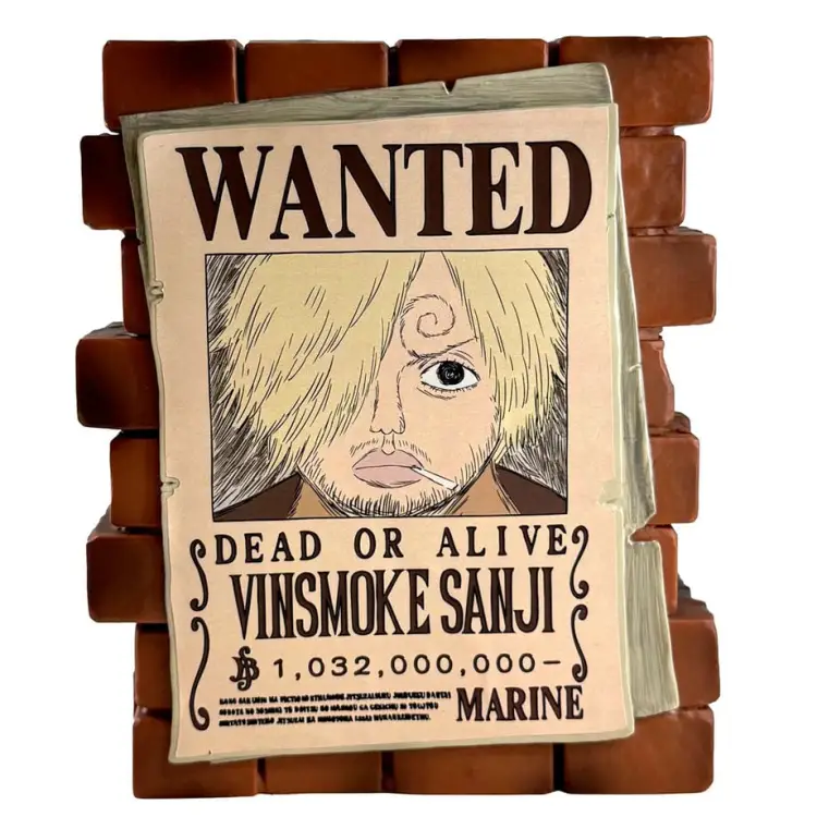 Plastoy - ONE PIECE - Sanji "Wanted" - Money Box PVC 16cm