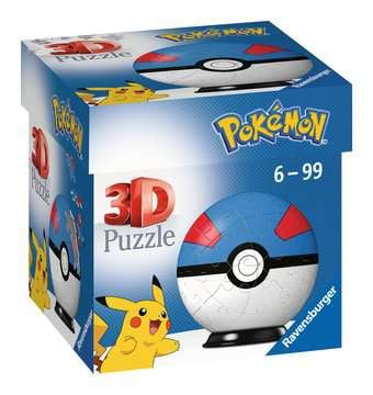 Ravensburger - POKEMON - Puzzle 3D - Super Ball 54p