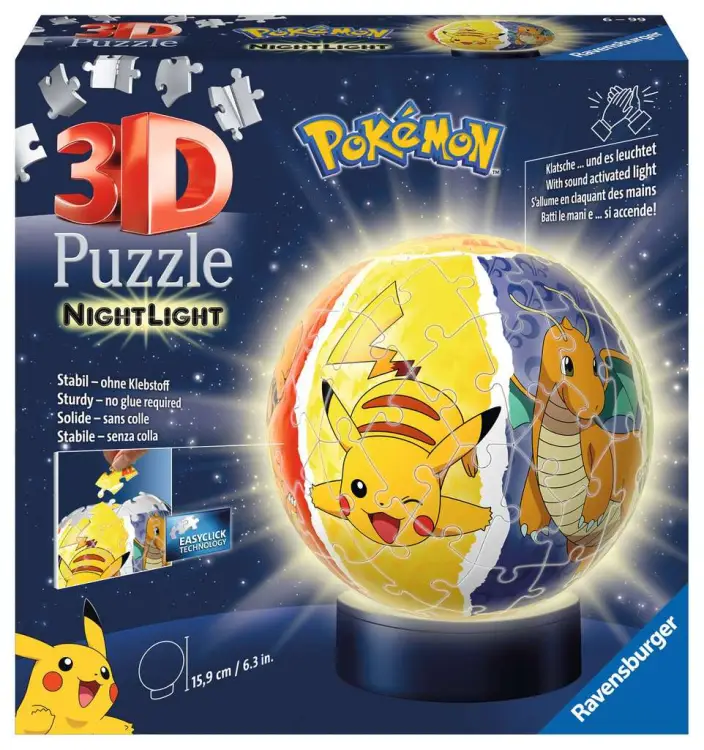 Ravensburger - POKEMON - Puzzle 3D - Illuminated 72p