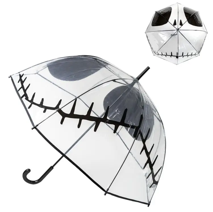 Cerda - NIGHTMARE BEFORE XMAS - Transparent Manual Umbrella