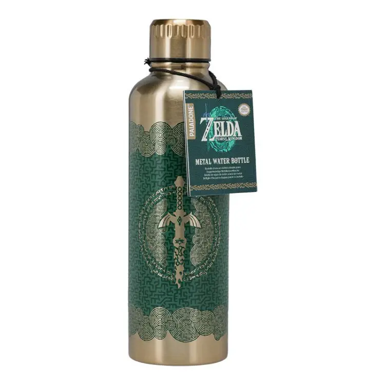 Paladone - THE LEGEND OF ZELDA - Tears of the Kingdom - Metal Water Bottle 500ml