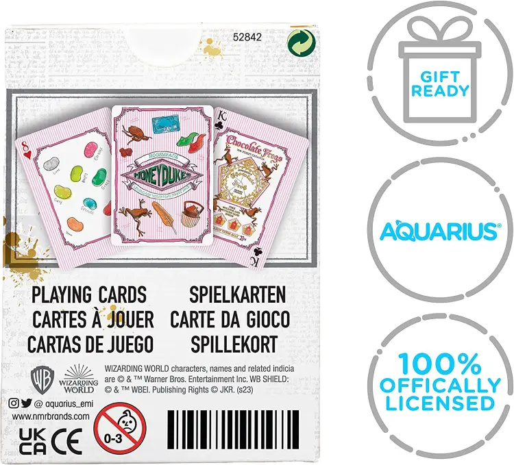 Aquarius - HARRY POTTER - Honeydukes - Playing Cards