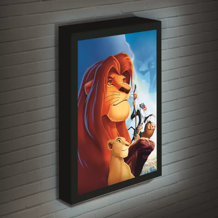 Pyramid - THE LION KING - Light Canvas 40X30 Cm