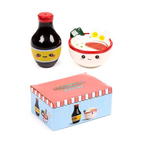 Puckator - KAWAII - Nori The Ramen - Salt and Pepper Shakers Set