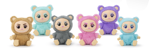 Barrado - KAWAII - Onikuma  - Assortment of 6 Plushs 6 Models - 24cm