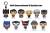 Monogram - BATMAN ANIMATED - Series 1 - 3D Foam Bag Clip (Display 24 Pcs)