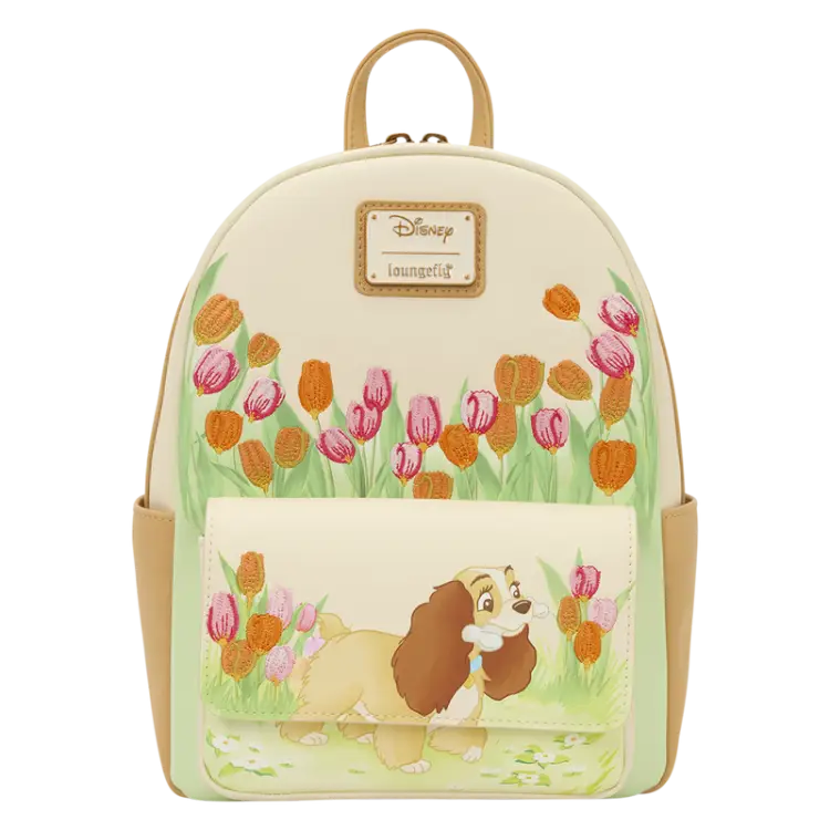 Loungefly - LADY AND THE TRAMP - Pastel Tulip - Mini Backpack LoungeFly