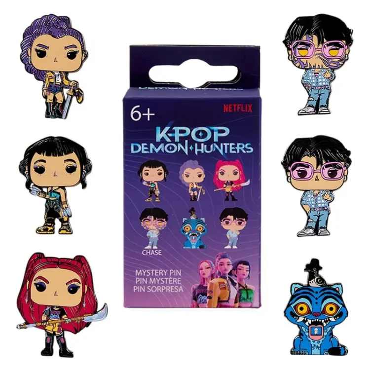 Funko Tees - K-POP DEMON HUNTERS - Funko Blind Box Enamel Pins