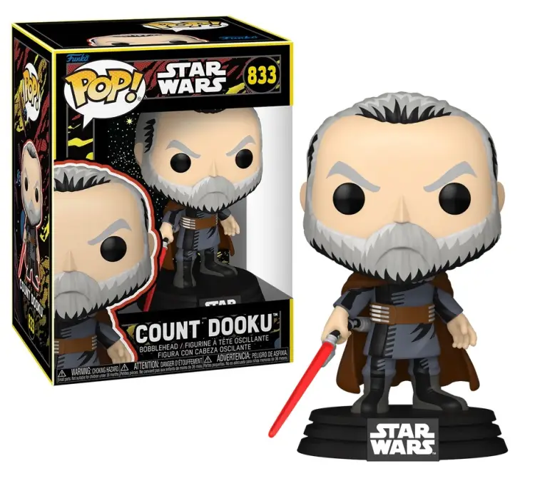 Funko - MAY THE FOURTH - POP Nooks N° 833 - Count Dooku (Retro)