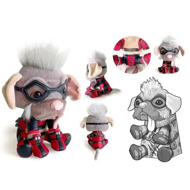 Marvel: Deadpool - Dogpool Plush Figure (25cm) maskotka Mary Puppins
