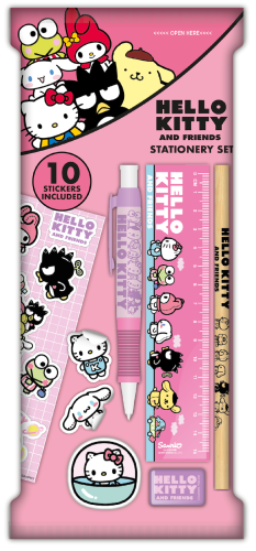 Blue Sky - HELLO KITTY  & Friends - Stationery Set 6pc