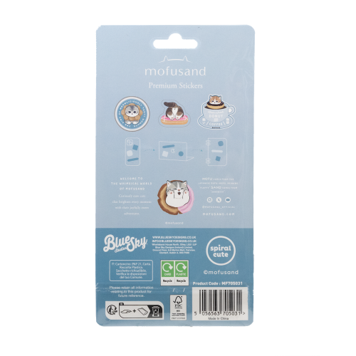 Blue Sky - MOFUSAND - Puffy Stickers