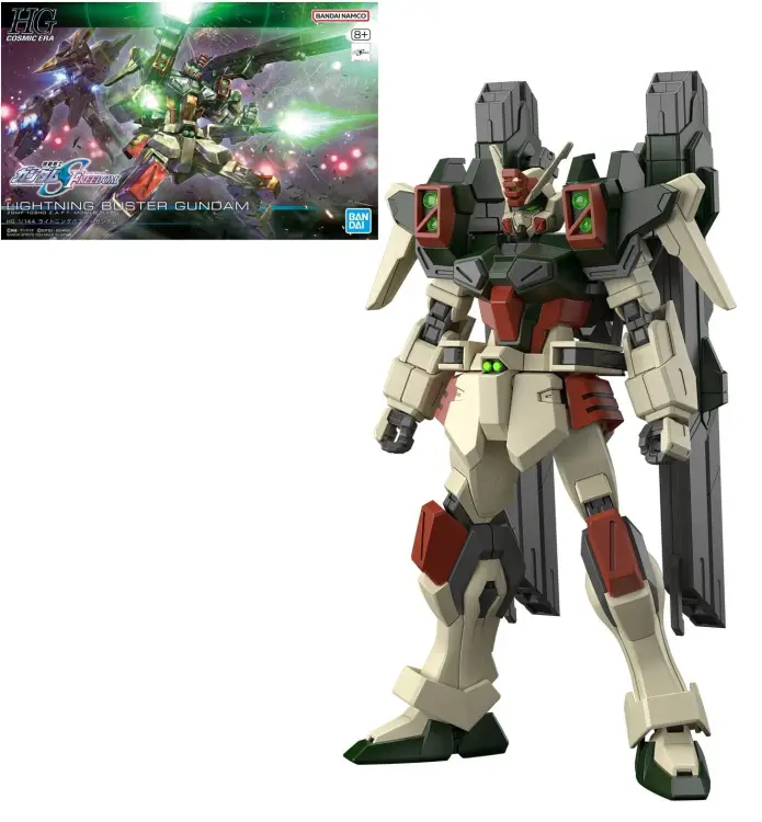 Model Figurki Gundam - Lightning Buster Gundam 1/144