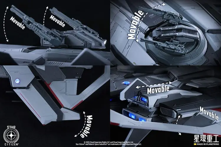 Kotobukiya - STAR CITIZEN -1/100 Anvil F8C Lightning -Pre-Assembled Model Kit 26cm