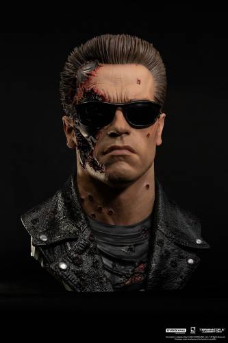 PureArts - TERMINATOR 2 - T-800 Model 101 Battle Damaged -Scale Art Mask 1/1 47cm