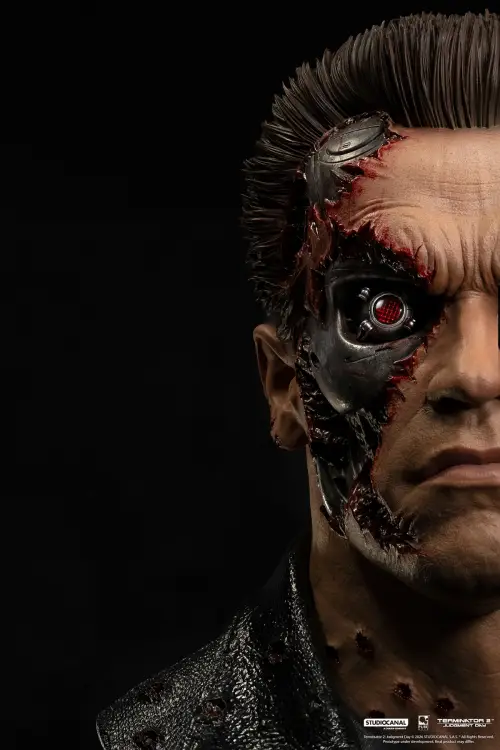 PureArts - TERMINATOR 2 - T-800 Model 101 Battle Damaged -Scale Art Mask 1/1 47cm