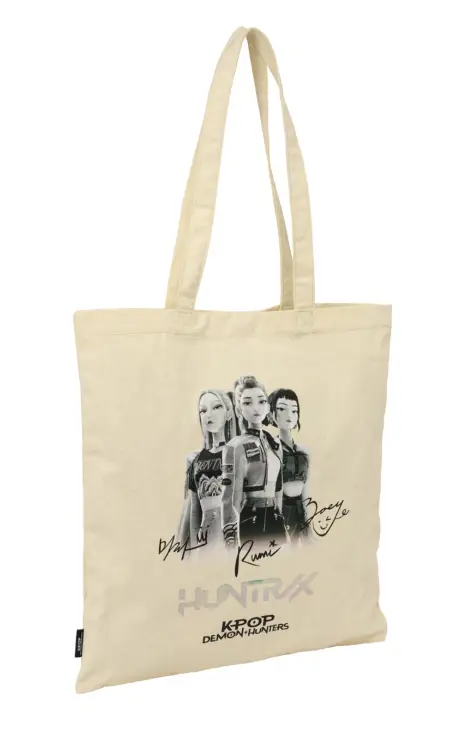 Safta - K-POP DEMON HUNTERS - Huntrix - Beige Tote Bag