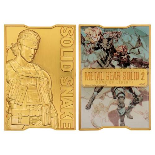 Fanattik - METAL GEAR SOLID 2 - Snake - Limited Edition Ingot