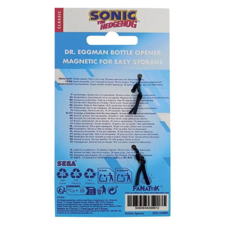 Fanattik - SONIC - Dr. Eggman - Limited Edition Bottle Opener