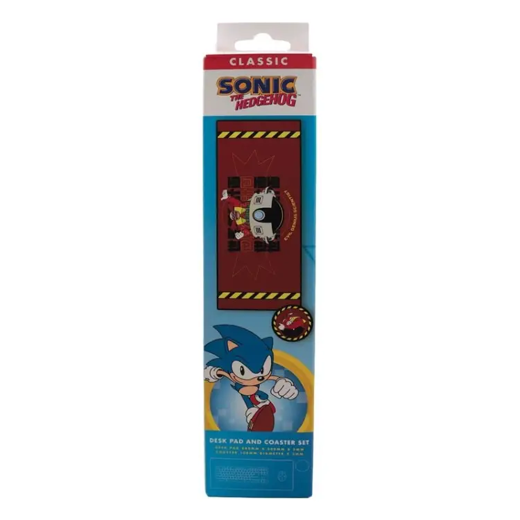 Fanattik - SONIC - Dr. Eggman - XL Desktop Mat + 1 Coaster