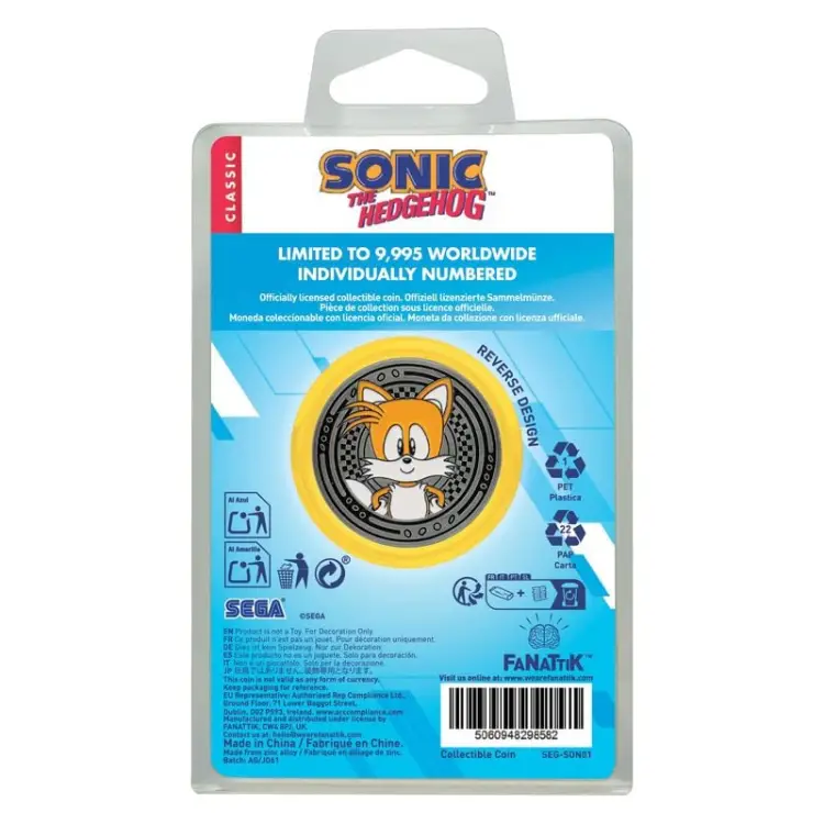 Fanattik - SONIC - Sonic & Tails - Limited Edition Coin