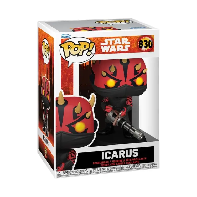 Funko - DARTH MAUL - POP Star Wars N° 830 - Icarus