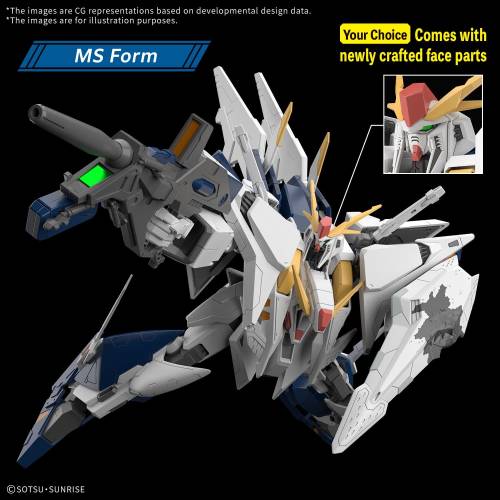 Bandai Model Kit - GUNDAM Hathaway Sorcery of Nymph Circe - 1/144 HG RX-105