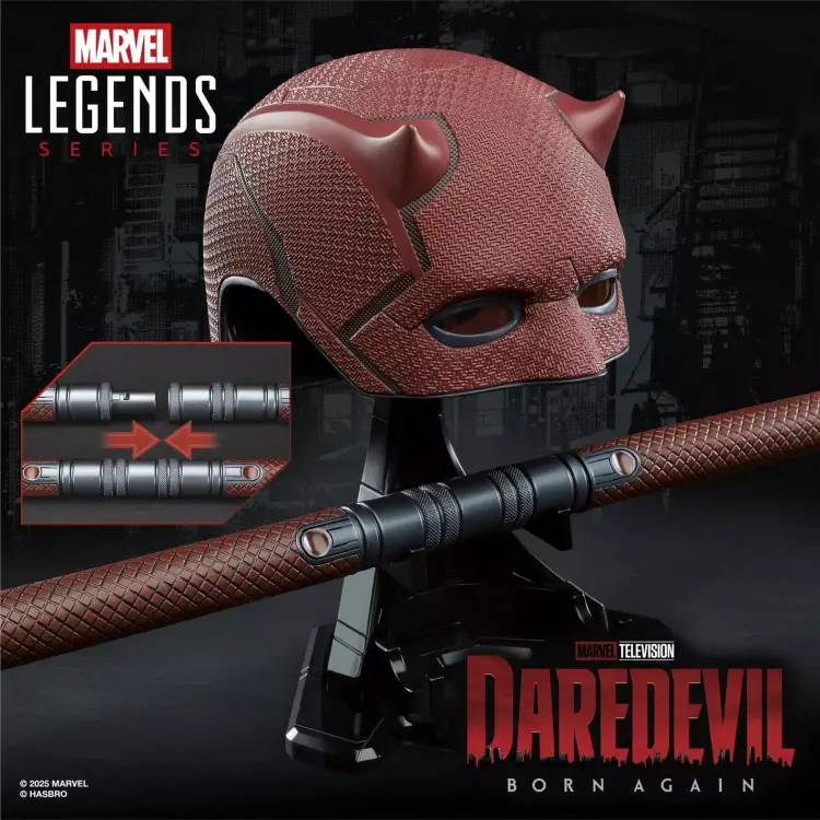 Hasbro - MARVEL - Helmet & Billy club Premium roleplay Daredevil Legend Series