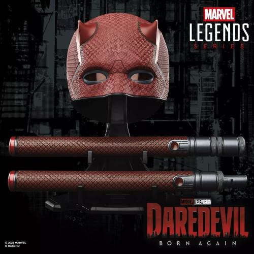 Hasbro - MARVEL - Helmet & Billy club Premium roleplay Daredevil Legend Series