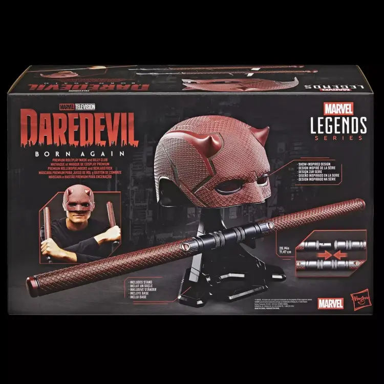 Hasbro - MARVEL - Helmet & Billy club Premium roleplay Daredevil Legend Series