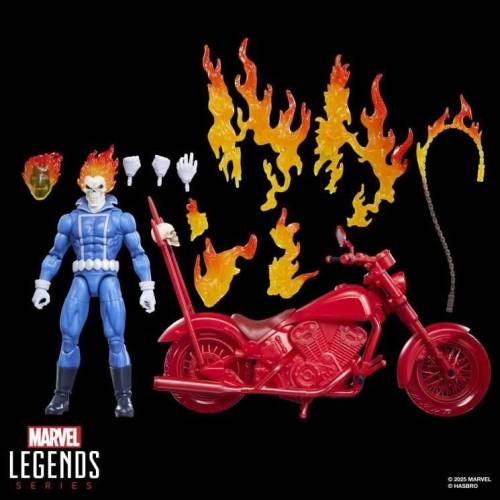 Hasbro - MARVEL - Ghost Rider with Motorcycle - Figure Legend Series 15cm