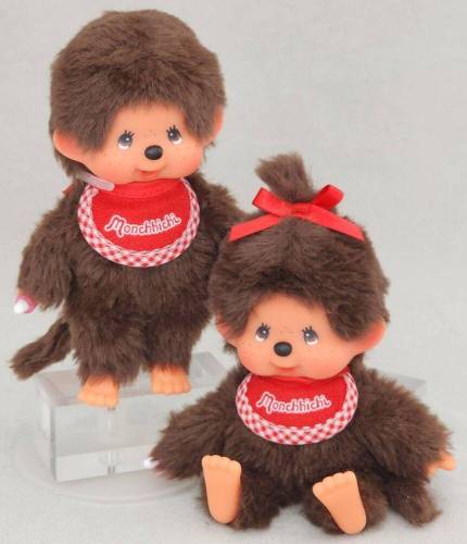 Bandai Red - MONCHHICHI - Micro Classic 14 cm