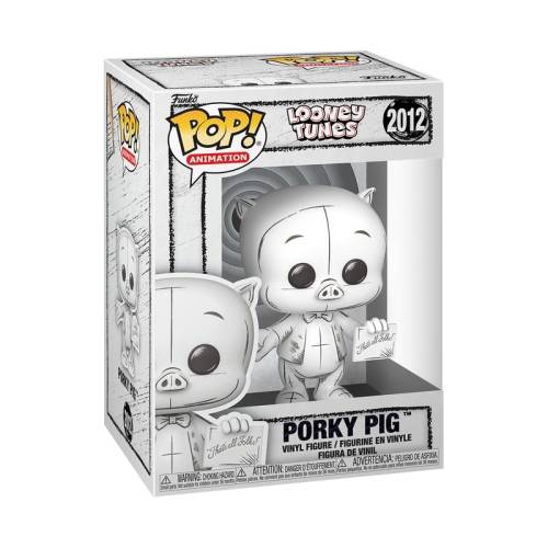 Funko - LOONEY TUNES - POP Animation N° 2012 - Porky Pig (Sketched Deco)
