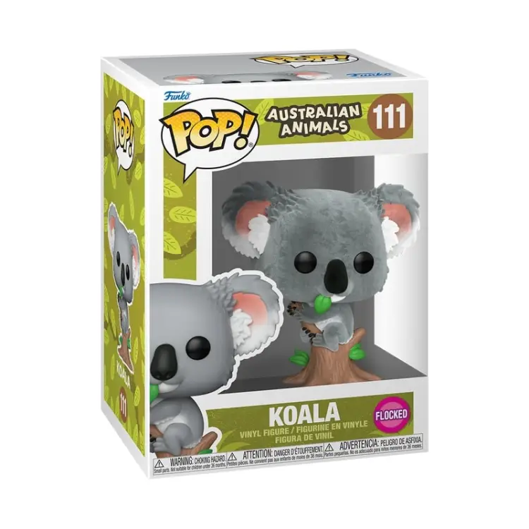 Funko - AUSTRALIAN ANIMALS - POP N° 111 - Koala (Flocked)